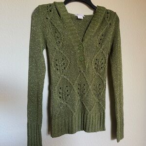Arizona Jean Company Forest Green light sweater